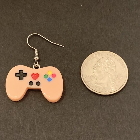 X Box Earrings, Gaming Earrings, Novelty Earrings, Gift Idea, Silly Earr… - Picture 4 of 4